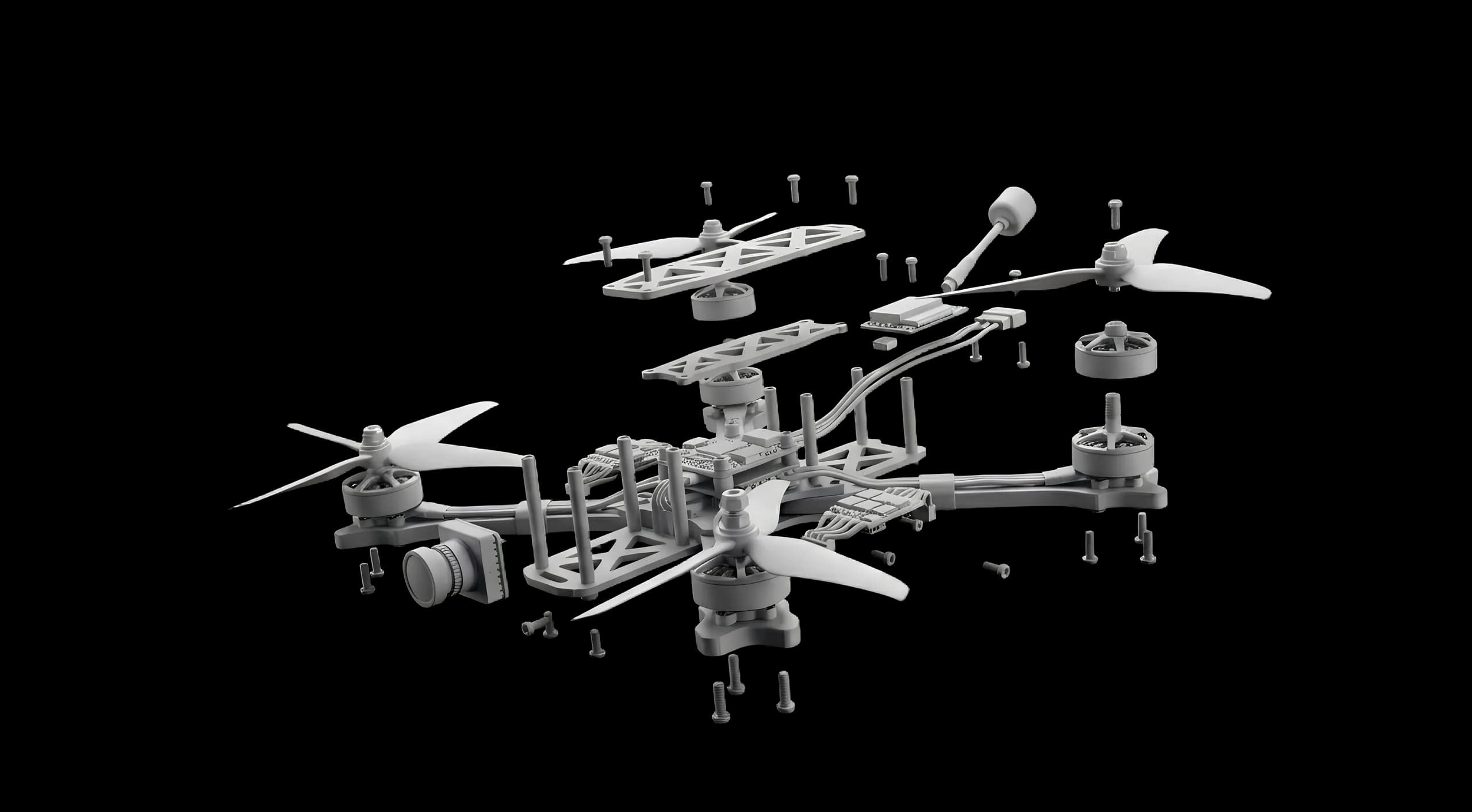 BABKA 3D Drone Model